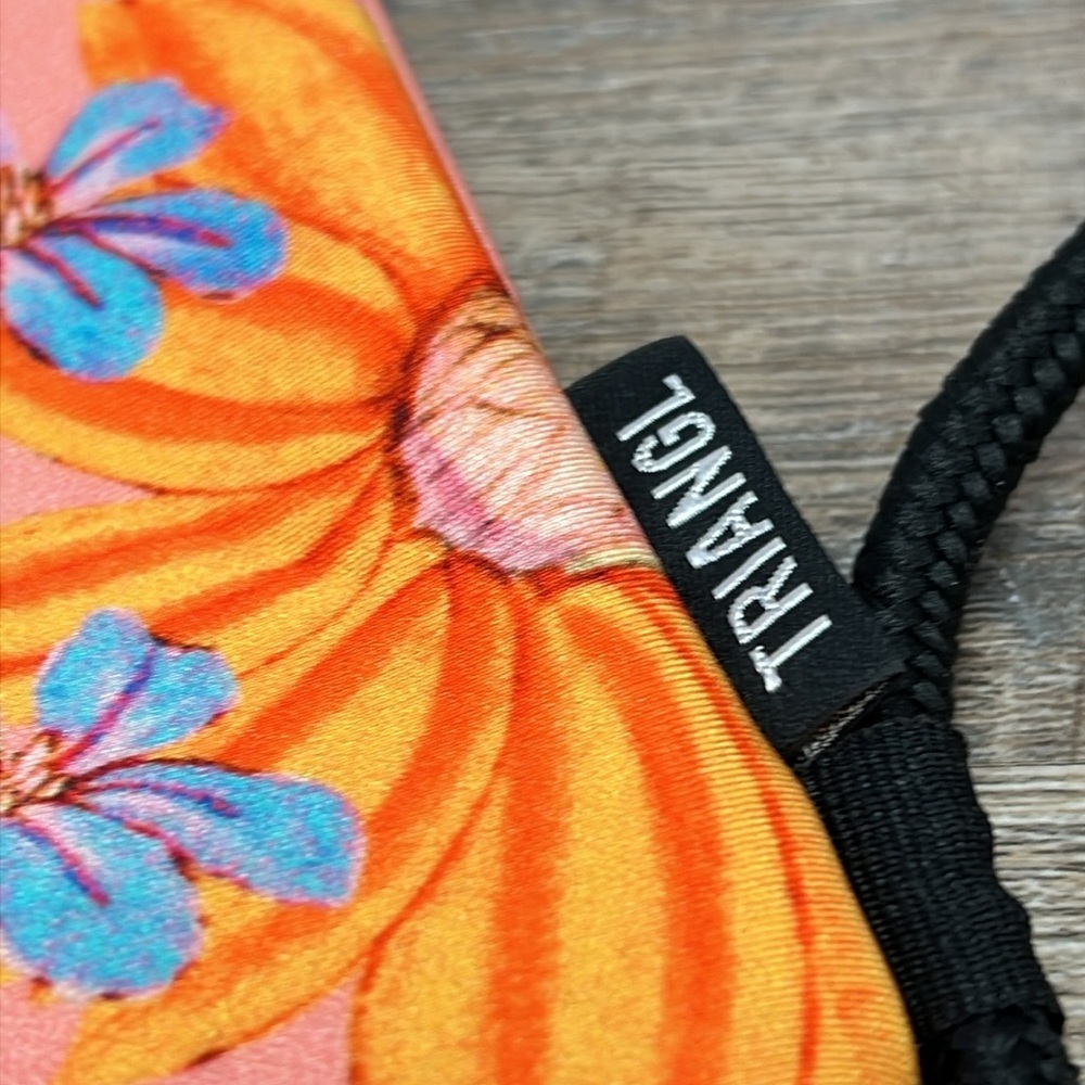 Triangl Floral Neoprene Drawstring Backpack/Sling - Picture 2 of 6